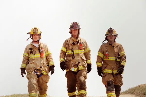 Firefighter costcard